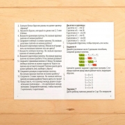 Счётные палочки «Весёлые задания», 32 шт., с карточками